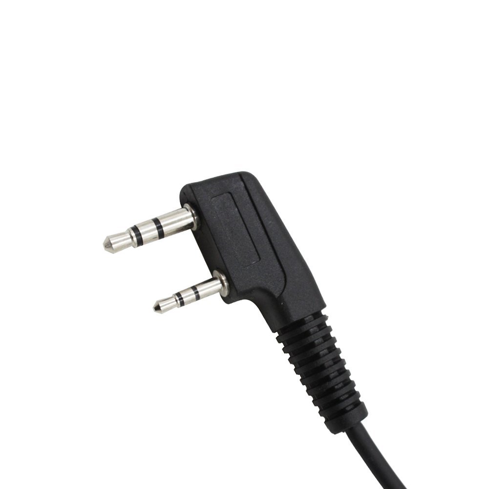 Tenq Covert Acoustic Tube Earpiece Headset Mic Kenwood HYT BAOFENG BF-UV5R 888S