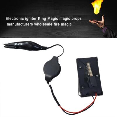 9V Electronic Fire Ball Launcher Trick Props Accessories Stage Illusions U2N8