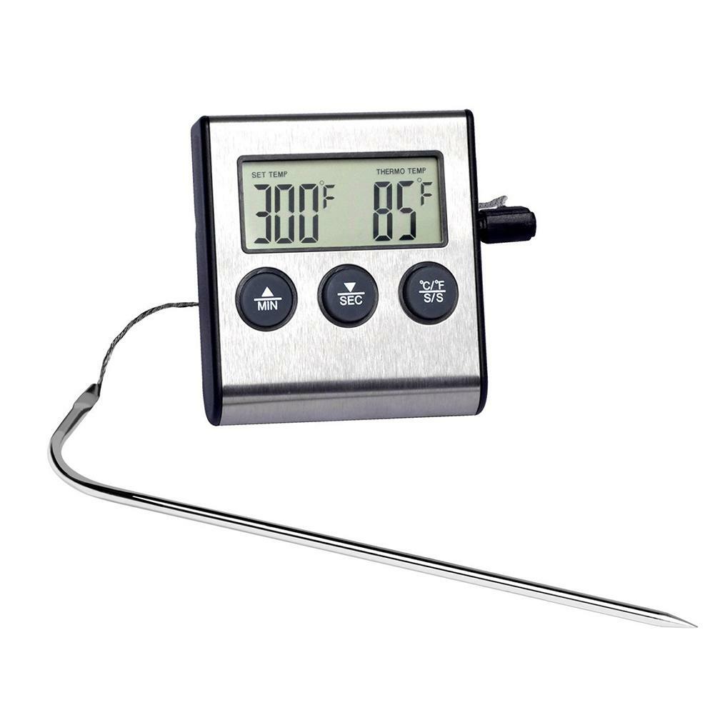 Digital Bratenthermometer Grillthermometer Ofenthermometer Fleischthermometer DE