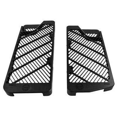 Bullet Proof Designs Radiator Guards Black For HONDA CRF450X 2005-2017