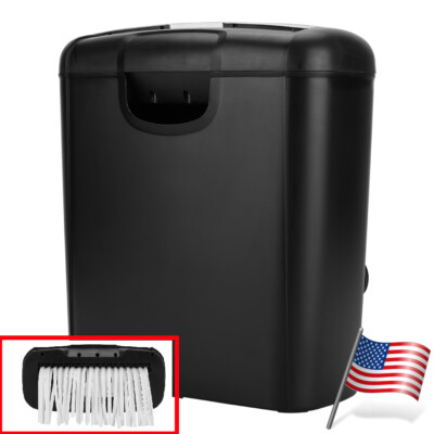 110V Heavy Duty Document Paper Shredder Industrial Page Large Commercial Machine