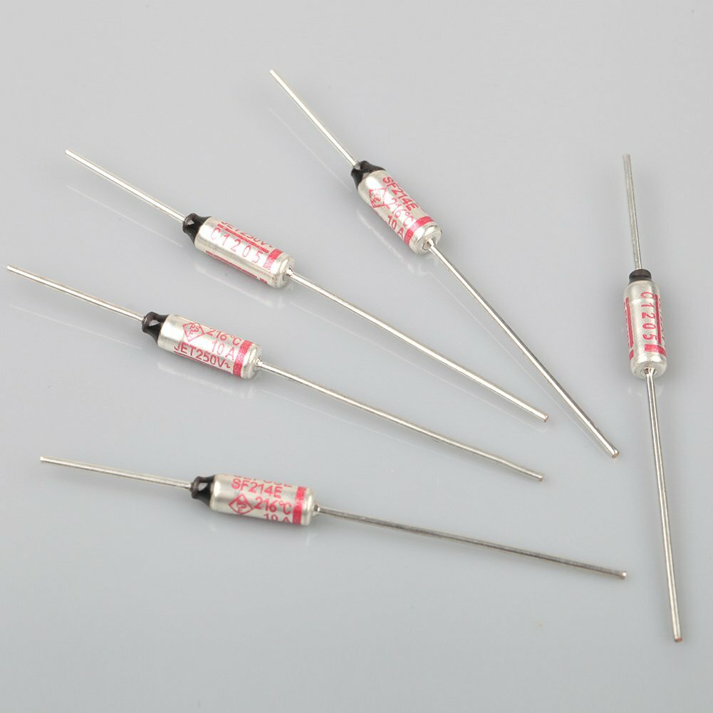 5pcs SF214E SEFUSE Cutoffs NEC Thermal Fuse 216°C 216 Celsius Degree ...
