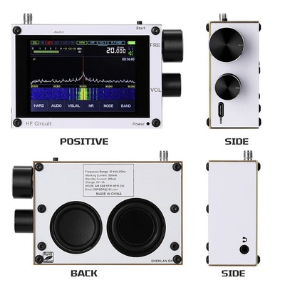 50KHz to 2GHz Radio Receiver for DSP Applications with USB Flash Support