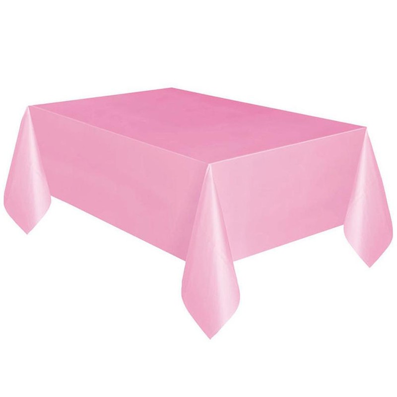 Rectangle Disposable Plastic Table Covers Wipe Clean Party Table Cloth