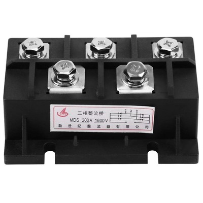 MDS-200A Amp 1600V Three-Phase Diode Module Bridge Rectifier Power Module Pro...