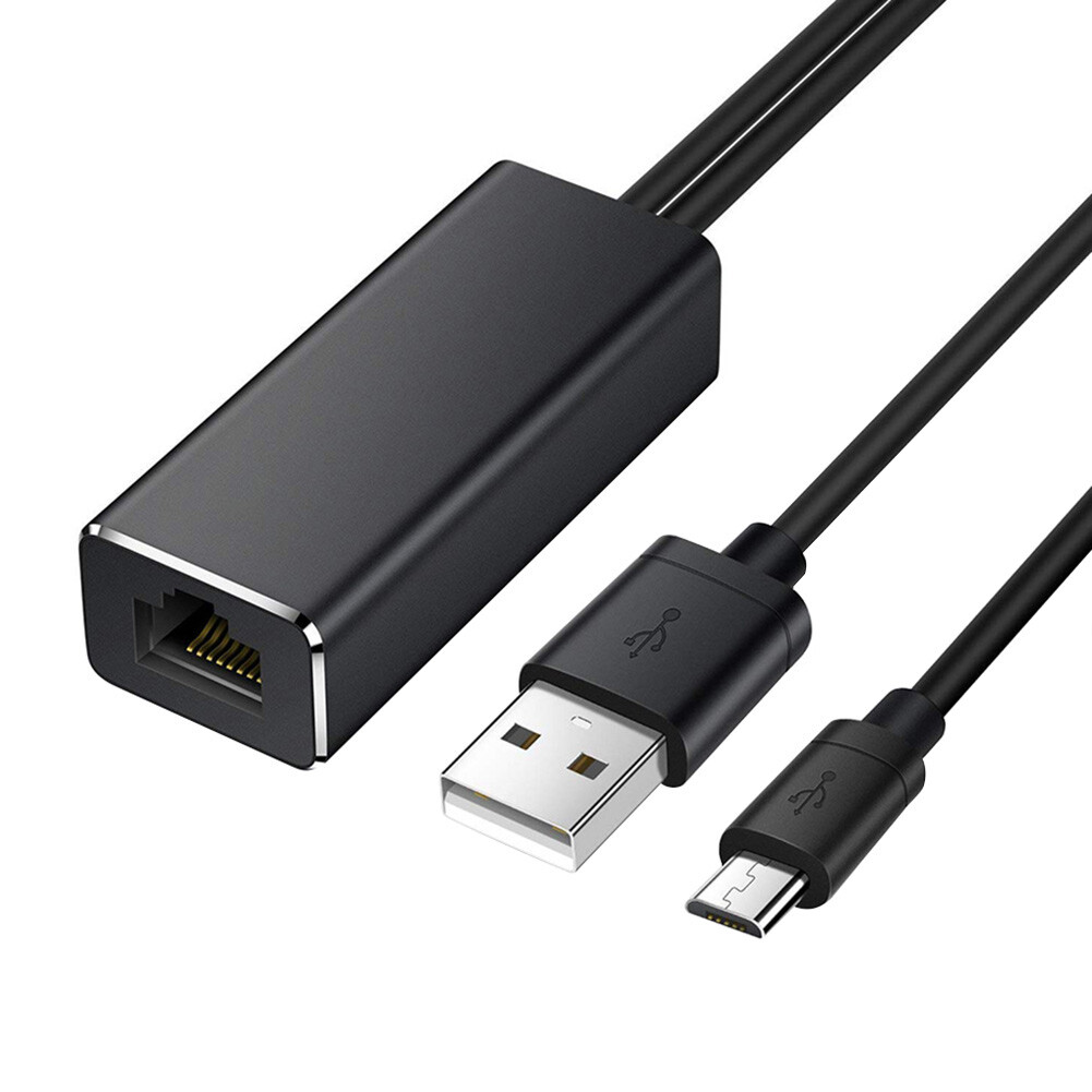 Ethernet-Adapter für Amazon Fire TV Google Home Mini Chromecast Ultra 2 1 Audio