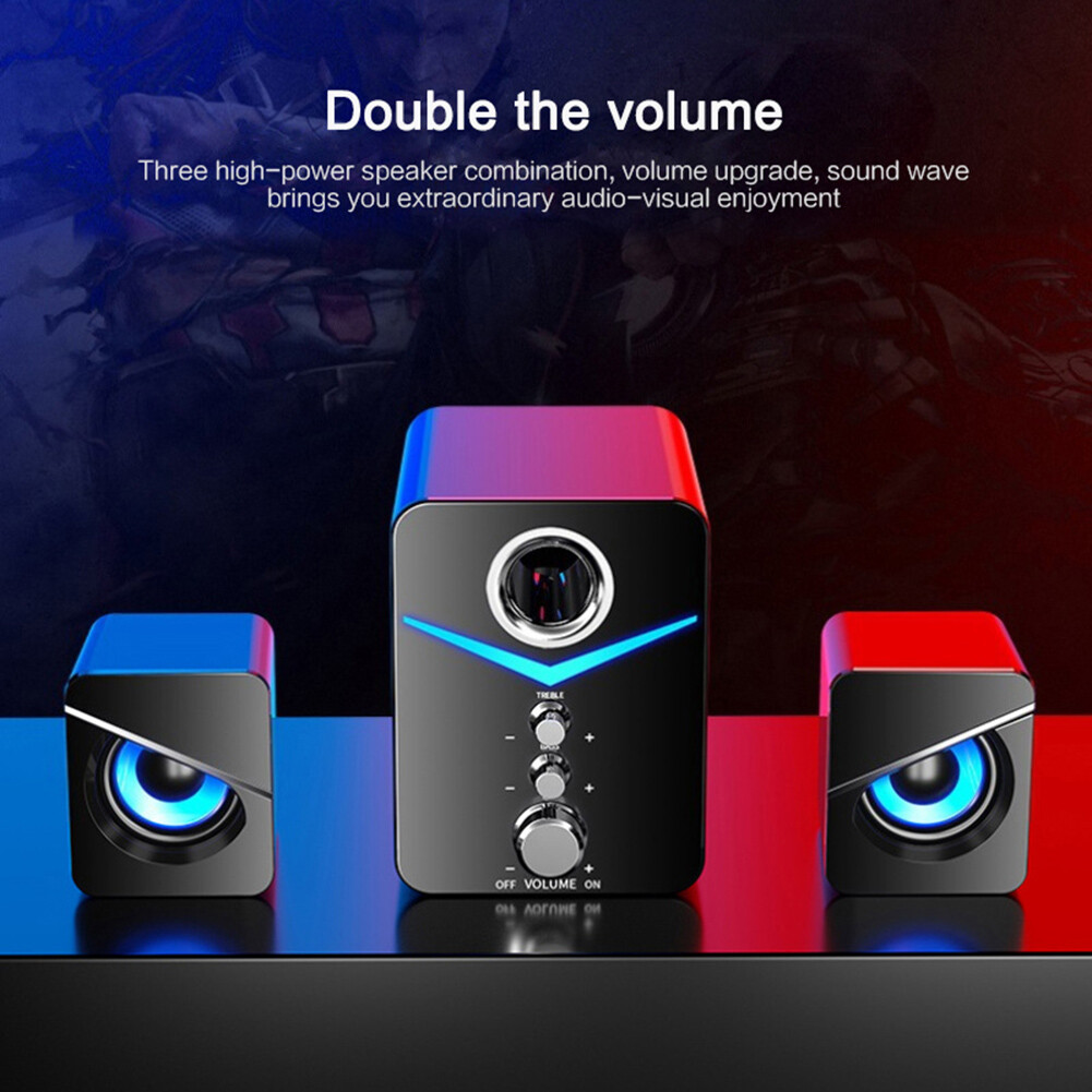 Stereo Bass Subwoofer Led  Us