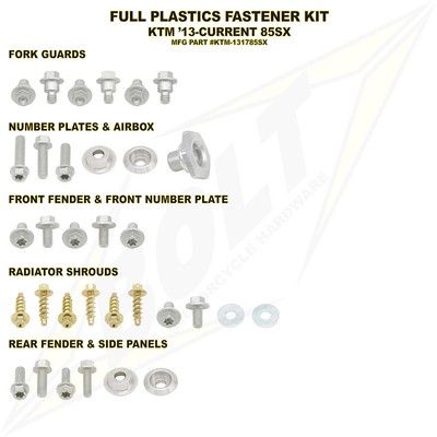 Bolt Full Plastics Fastener Kit