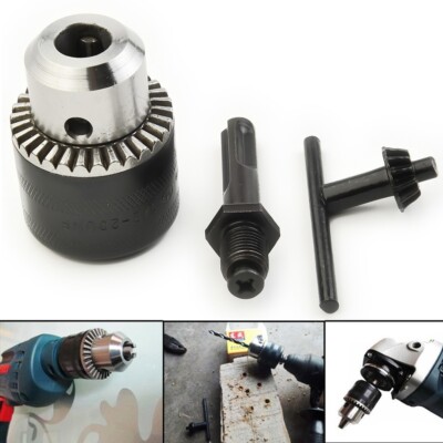 For SDS Plus Chuck Adaptor Rotary Hammer Drill Tool 1.5-13mm Thread 1/2-20UNF *