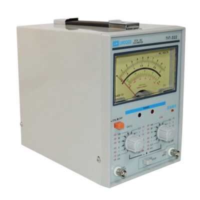 TVT-322 Dual Channel AC Millivoltmeter Double Needle Millivoltmeter 300µV-100V