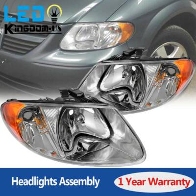 Headlights for 2001-2007 Dodge Caravan Town & Country 01-03 Voyager Headlamps