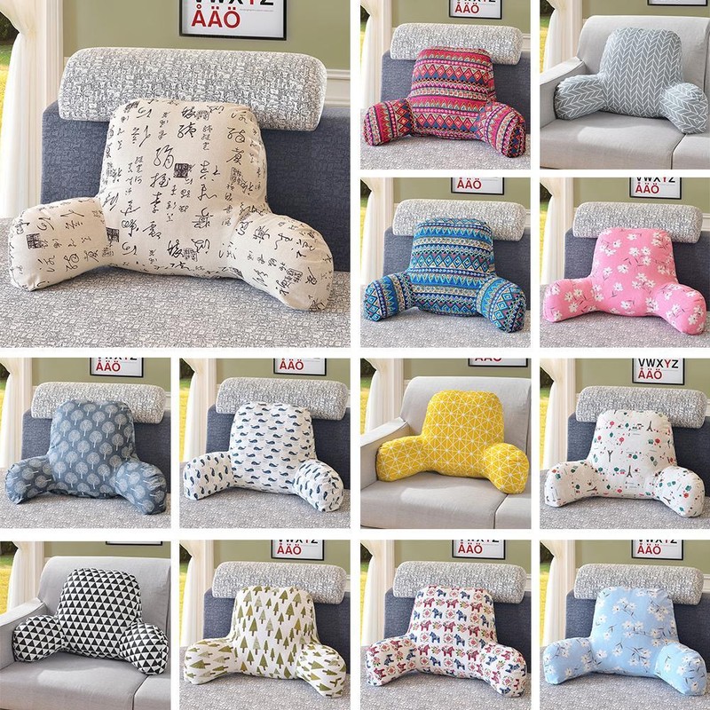 Lounger Back Pillow Sofa Bed Rest Support Cushion Office Seat
