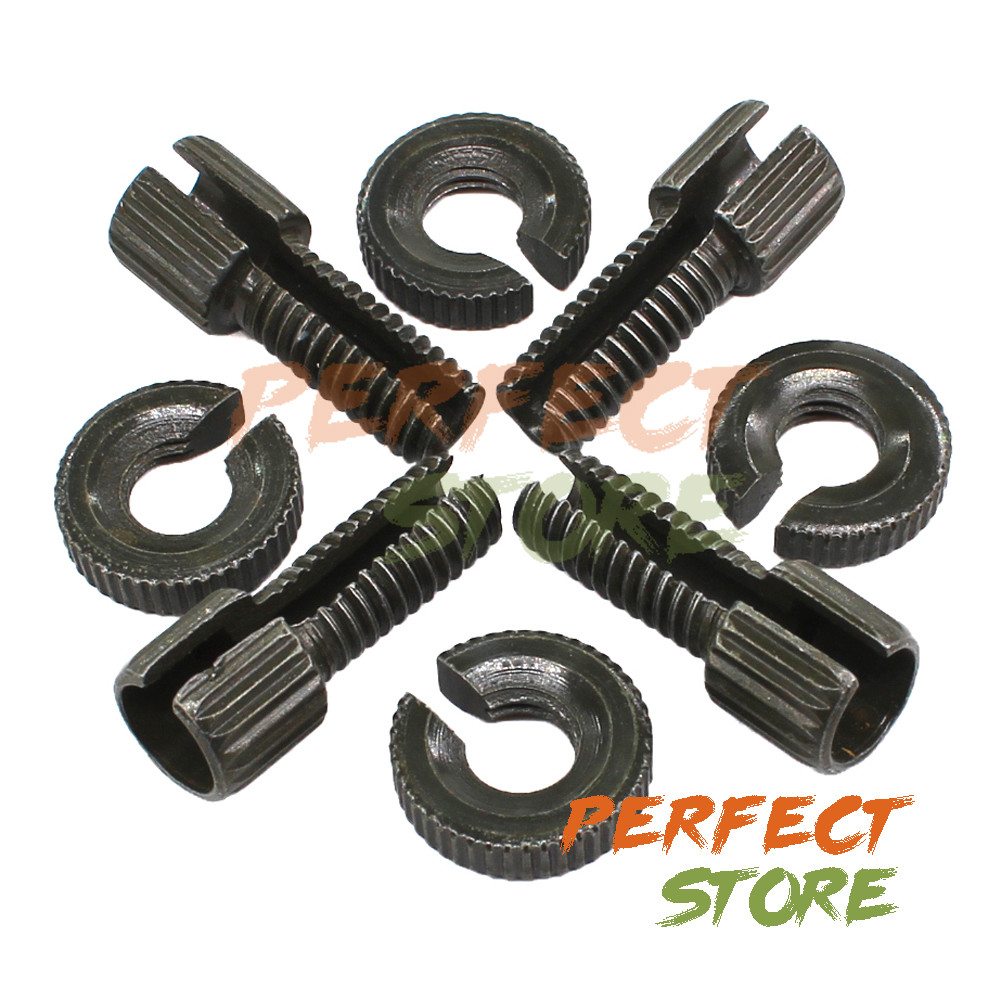 Universal Black Metric Cable Adjuster 8mm M8 Motorcycle ATV Clutch Brake