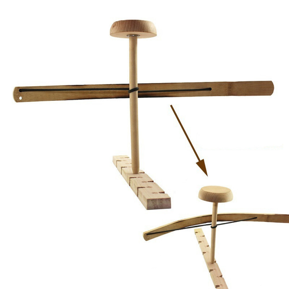 Outdoor Primitive Fire Starter Tool Wood Bow Drill Survival Friction Kit single