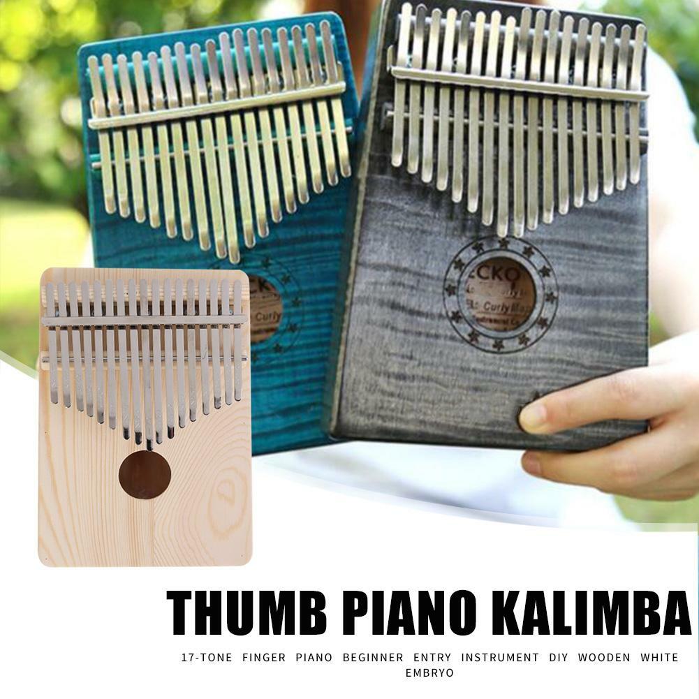 17 Keys Kalimba Wooden Thumb Finger Piano Traditional Finger Musical Instrument Ebay