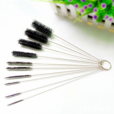 #X 10pc Multifunction Airbrush Spray Brush Tattoo Tube Pipe Cleaner Tool Set