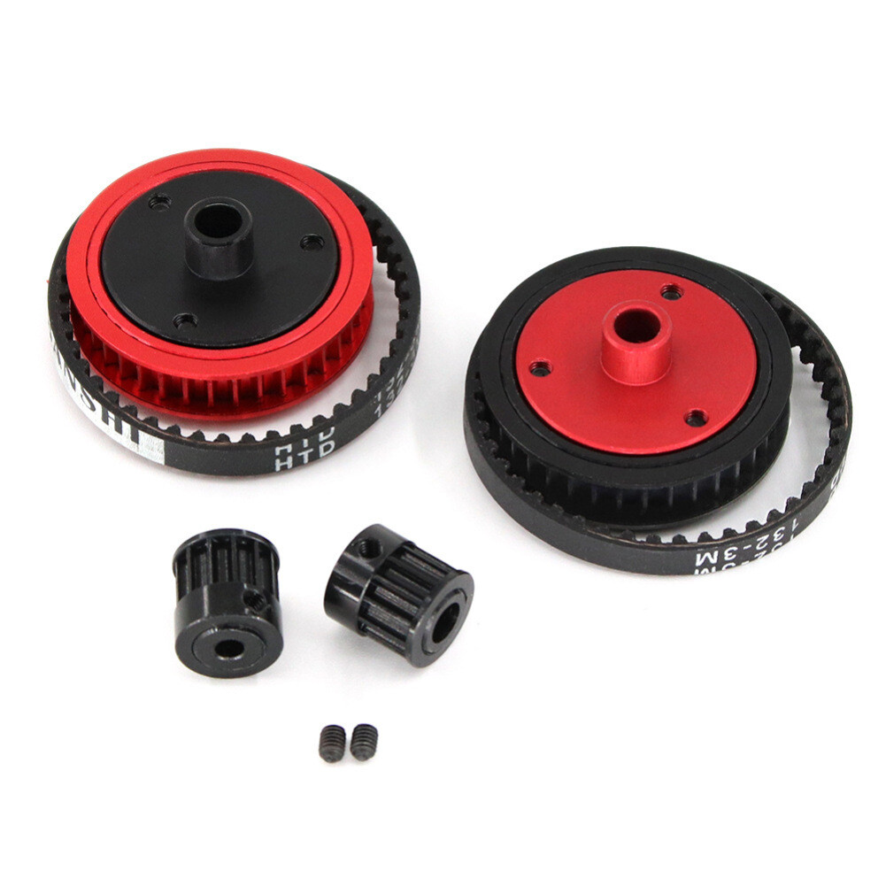 1/10 RC Car Belt Drive Transmission Gear For Axial SCX10& SCX10 II 90046 Gearbox