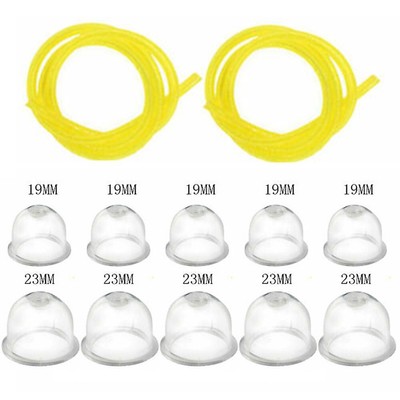 10pcs Small /Large Primer Bulbs For Victa For Echo For Homelite With 2 Fuel Line