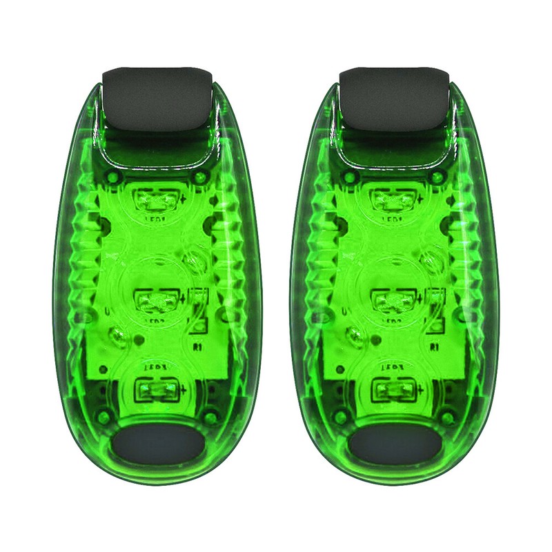 LED Safety Light Night Clip On Waterproof Flashing Running Cycling Bike