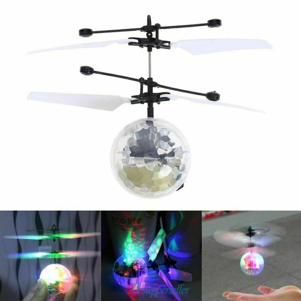 Flying Ball Sfera Pallina Volante Luce Rgb Infrarossi Gioco Bambini cir