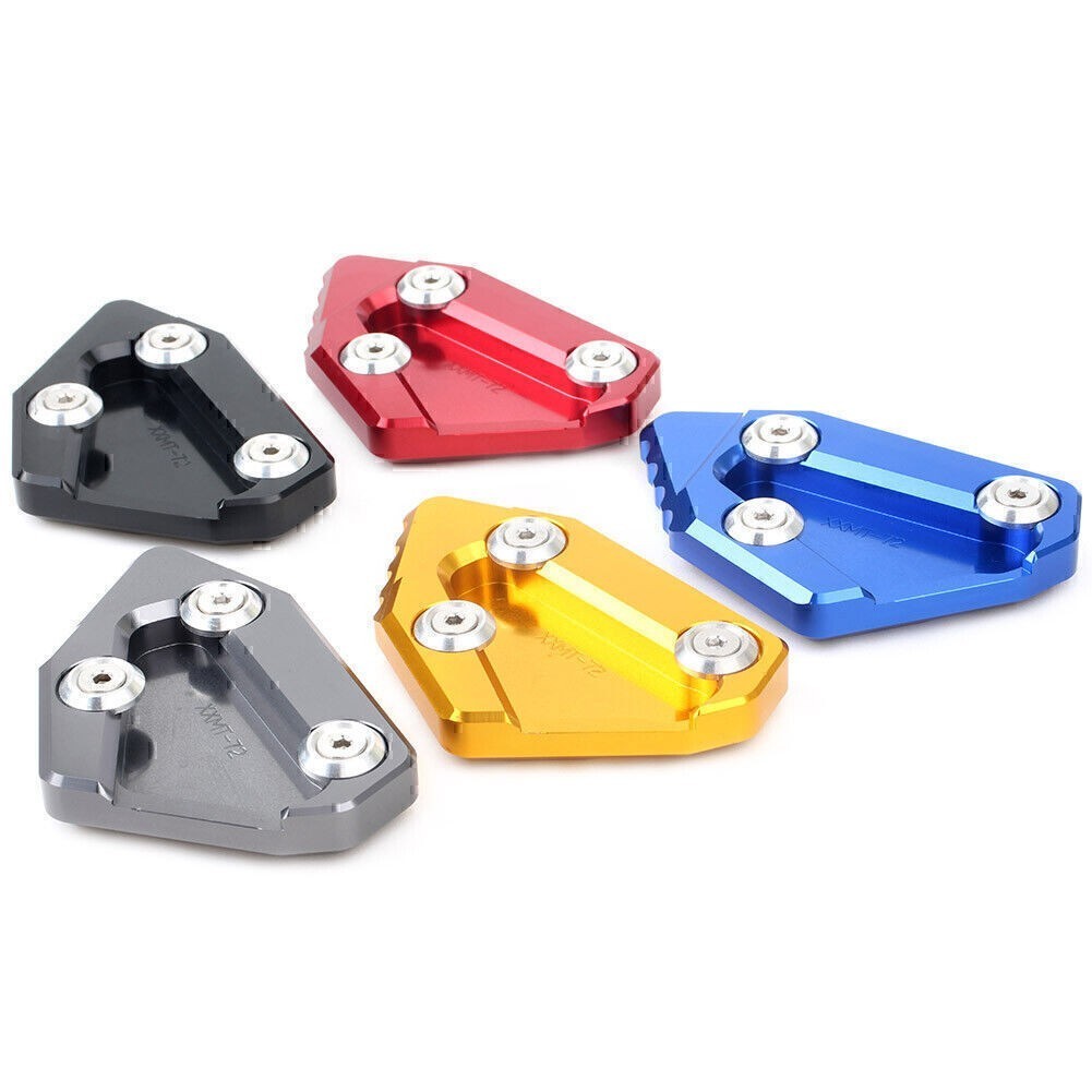 Motorfiets Voet Zijstandaard Ondersteuningsplaat Voor Kawasaki Voor VERSYS1000SE Voor VERSYS 1000 SE 2015-2024 Kickstand Extender Stand Kickstand Motorfiets Uitbreiding(Groente