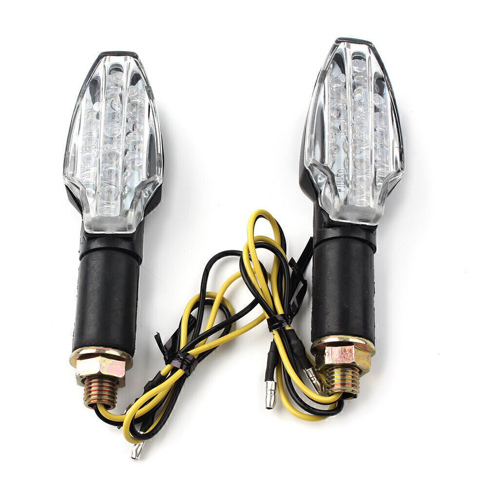 Universal Motorcycle Bike LED Turn Signal Indicators Light Daytime