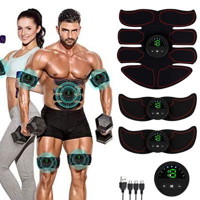 EMS Abdominal Muscle Toning Trainer ABS Stimulator Toner Fitness Binder Gym Belt