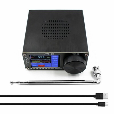 ATS-25 Si4732 Full-Band Radio Receiver DSP FM LW (MW & SW) SSB 2.4'' Touch Screen