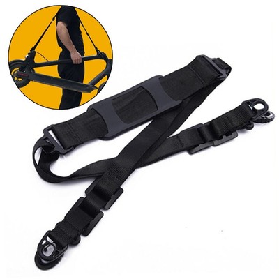 Shoulder Strap Accessories Adjustable Black Buckle Folding Hand Carrying