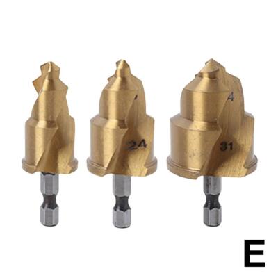 Efficient Water Pipe Expansion Punch Drill Bit 6.1*6.35cm Hex Shank Plum H