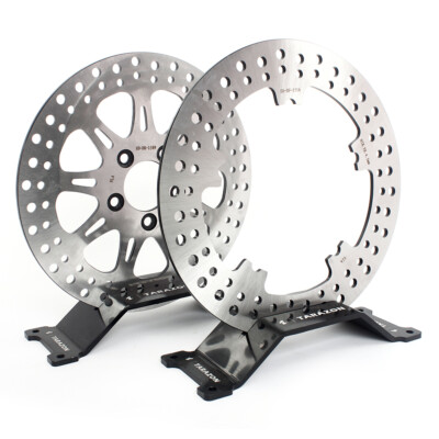 Front Rear Brake Disc Rotors for Harley Dyna Switchback FLD Low Rider FXDL FXDLI