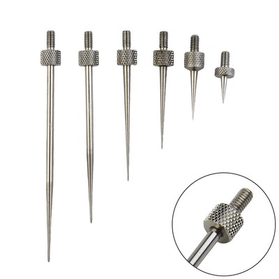 6pcs Dial Digital Test Indicator Contact Point Stem Rod Depth-Gauge Measure DIY