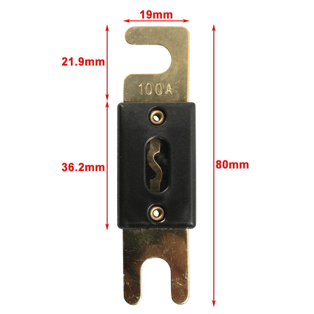 100A 300A ANL Fuse Holder Bolt-on Fuse Automotive Holders Fusible Link W/Fuse