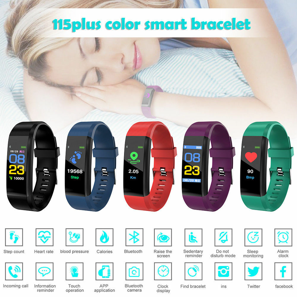 Women Kids Fitness Smart Watch Activity Tracker Fitbit