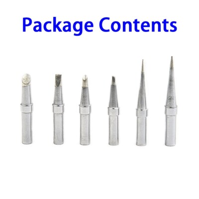 6Pcs/Set Replacement ET-Soldering Iron Tips For Weller WE1010NA WESD51 WES50/51