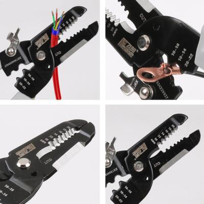 5in1 Wire Stripper Cable Cutter Crimper Cutting Plier Electrician Tool X4E1