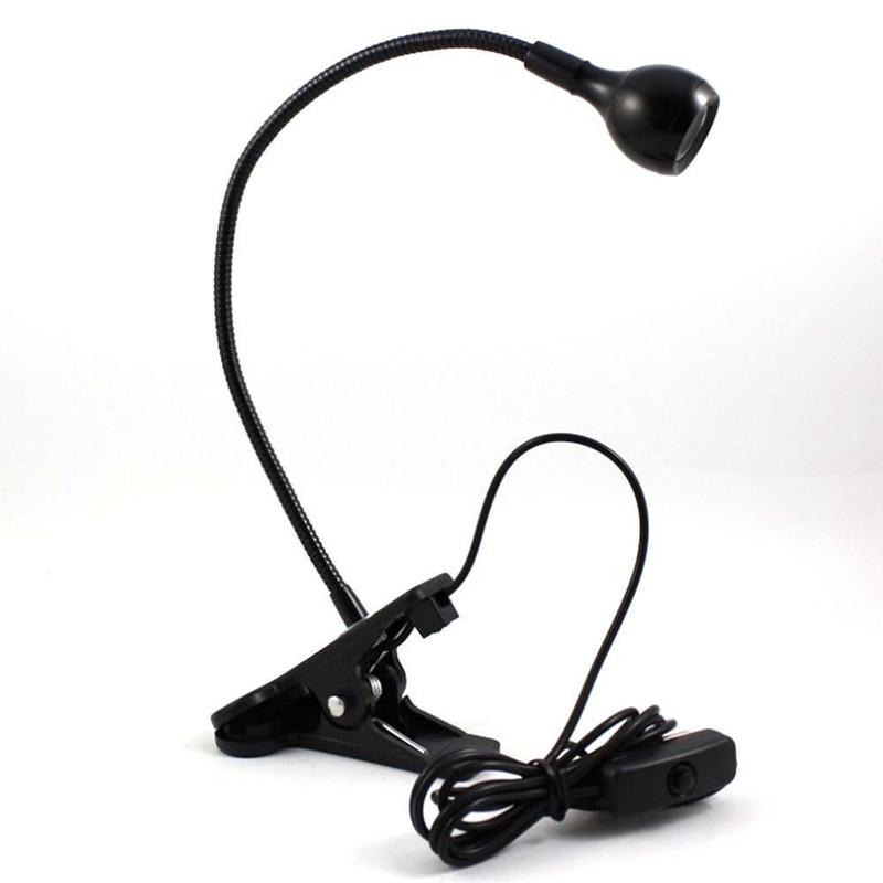 USB LED ikea jansjo Clip On Lamp desk task Light Flexible Reading