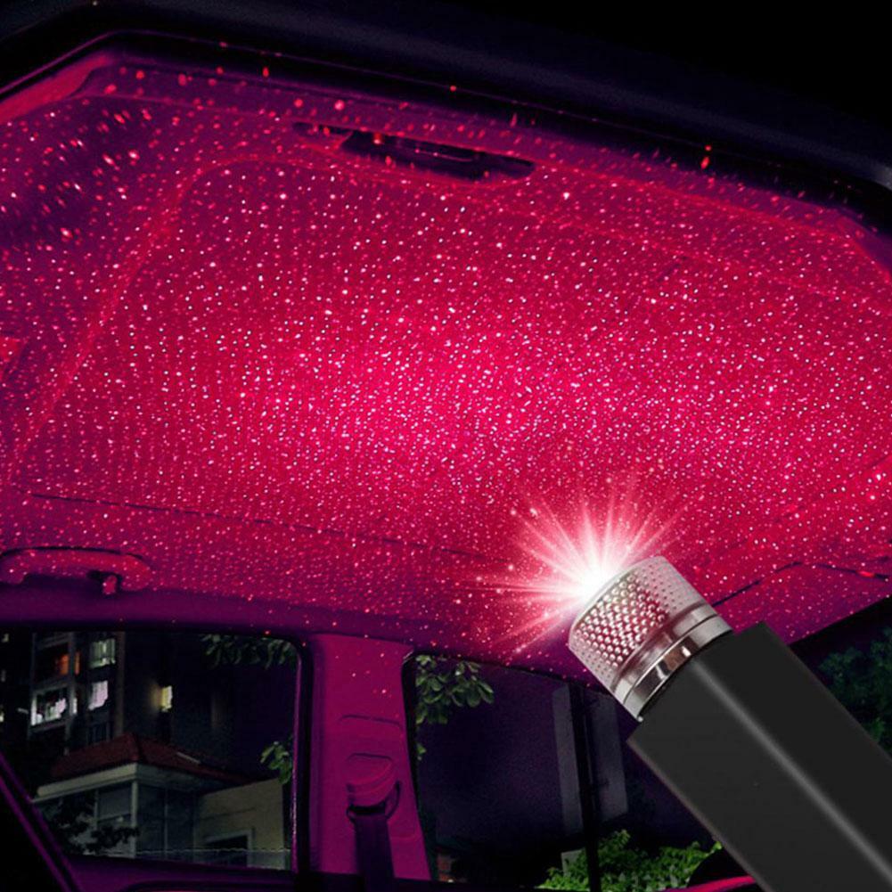 USB Car Interior Atmosphere Starry Sky Lamp LED Projector