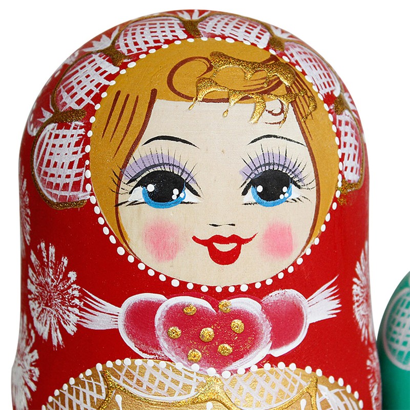 Set Hand Painted Round