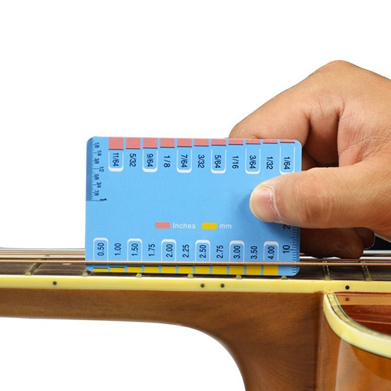 Gitarre Saitenlage Gauge SaitenhÃ¶Henlineal Genau Geringes Gewicht Kleine GrÃ¶ÃE