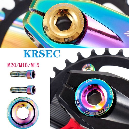 For Cycling/SRAM/FSA KRESC 15/18/20 Crankset Crank Chainring Hexagon Cap Bolt