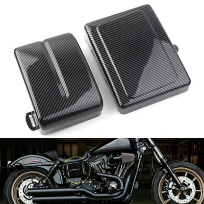 Batterie Seitenabdeckung Verkleidung für Harley Dyna Street Bob FXDB 2006-2017