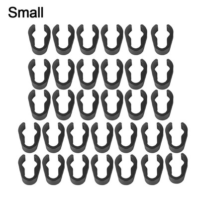 Efficient Cable Organization with Microphone Stand Cable Clips 32 Pack