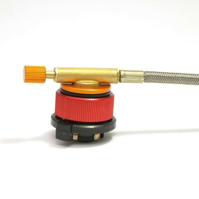 Canister Gas Refill Adapter Butane Propane Stove Convertor Outdoor Camping