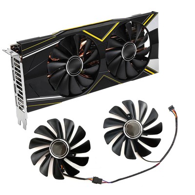 For ASROCK RX5700 RX5700XT Challenger Graphics Card Cooling Fan CF1010U12S