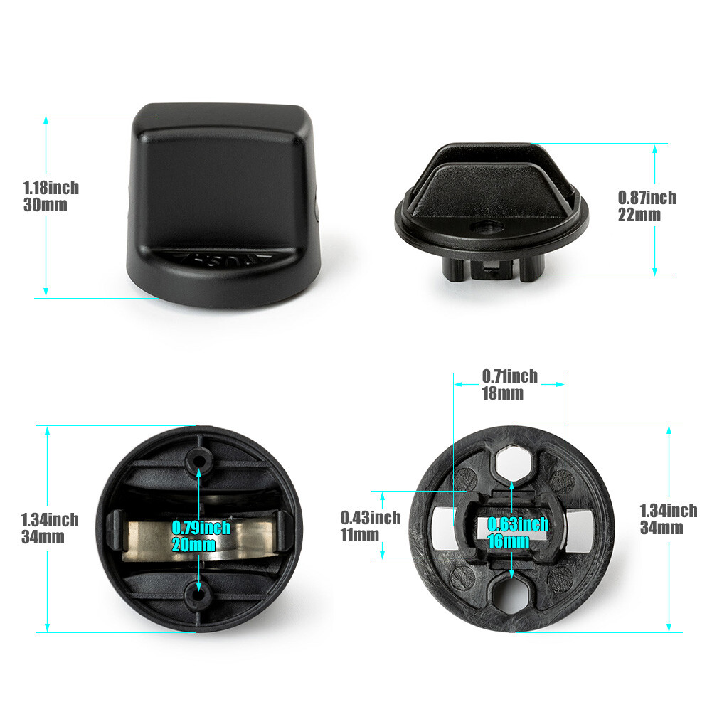 For Mitsubishi Lancer Outlander Keyless Lgnition Start Switch Knob Cap & Insert