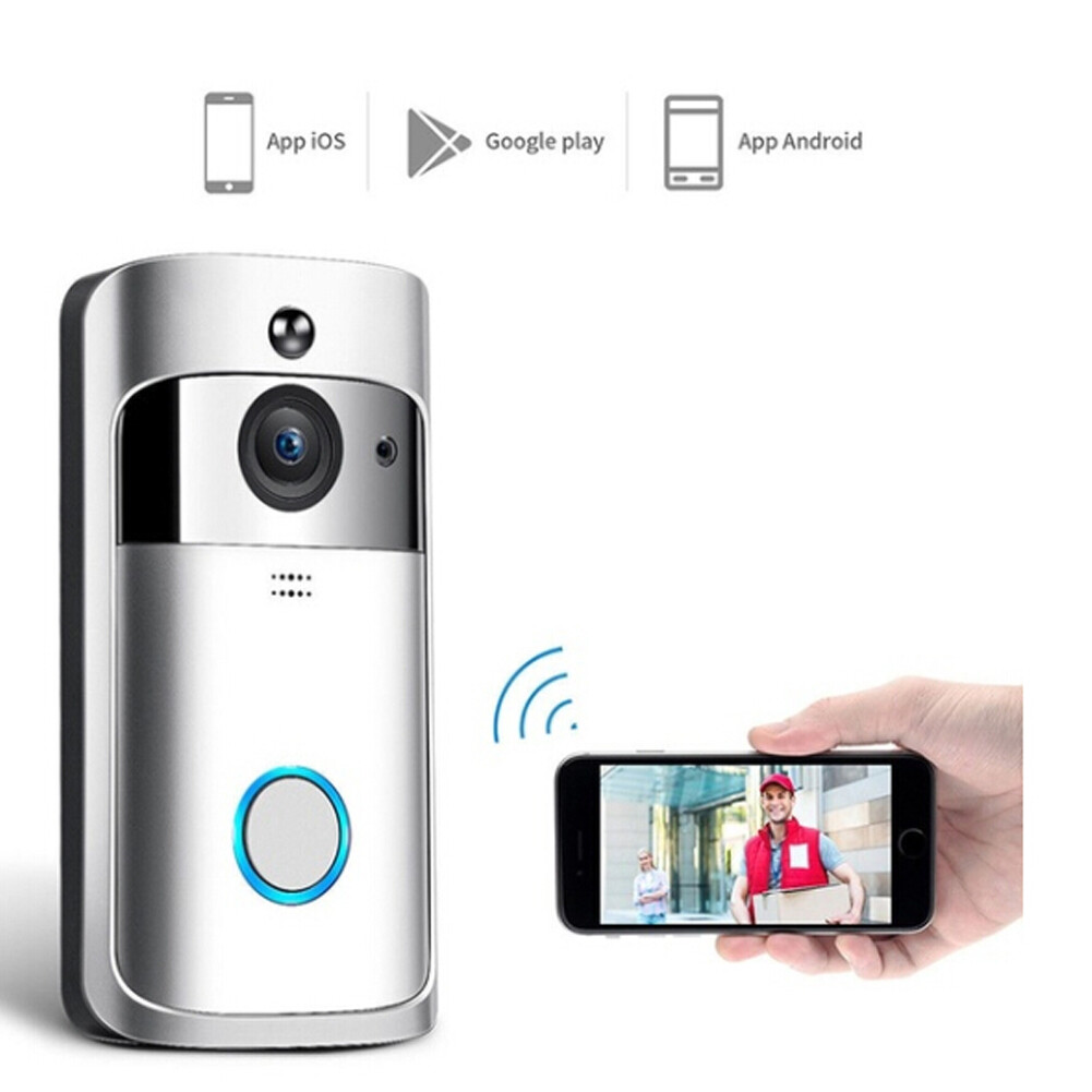 Smart WiFi Wireless Video Doorbell Phone Door Ring Intercom Security Camera Bell