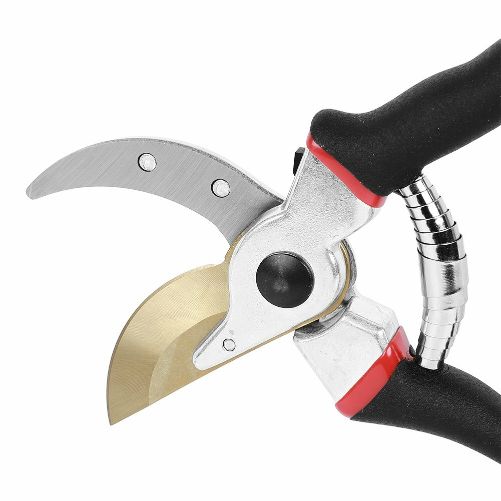 Professional Pruning  Steel Blade Hand Pruner Garden Shears with Safety Lock