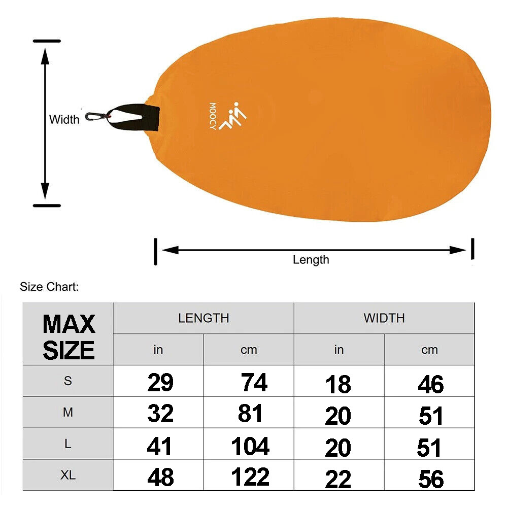 Nylon Kayak Cockpit Seal Cover Waterproof Shield UV Protection With 2 Straps