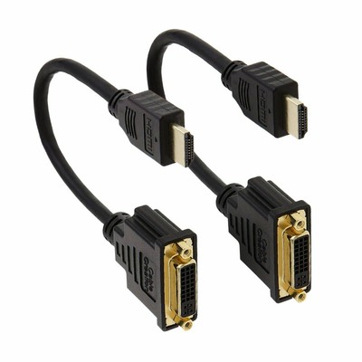 Hdmi//dvi For Tripp Lite Dvi-d Female To Hdmi Male Gold Adapter 8 Inch